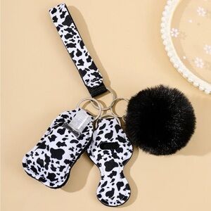 Cow Print KeyChain Accessories Bundle